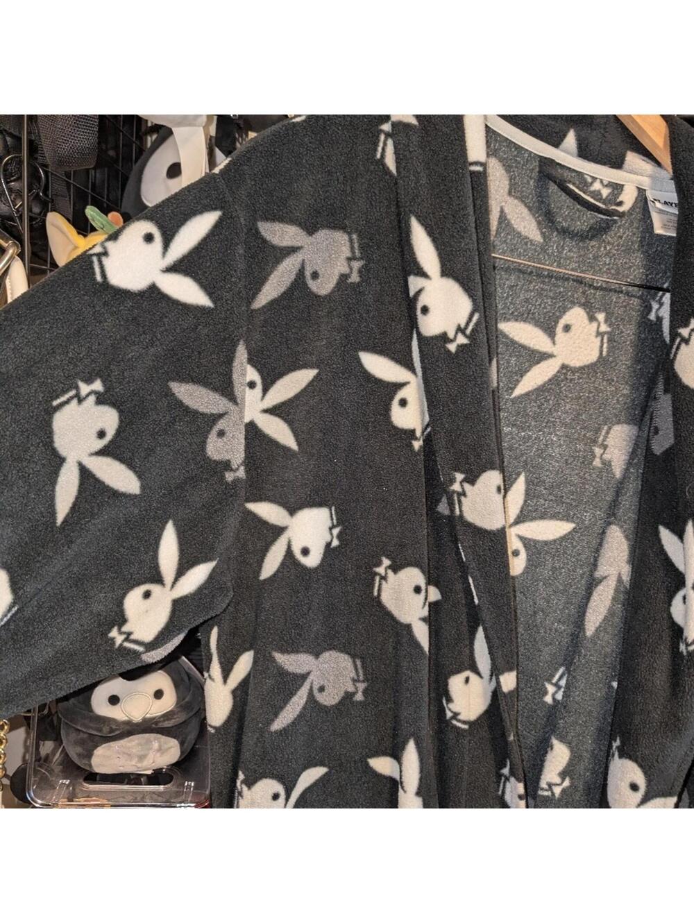 Playboy Bunny Print Robe - Picture 3 of 3